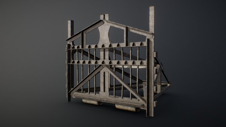 Belgian Gate - Game Assets 3D Model