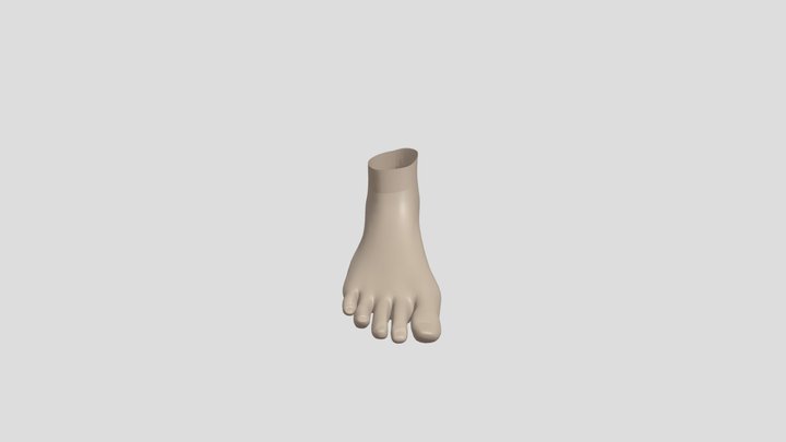 Emma Right Foot 3D Model