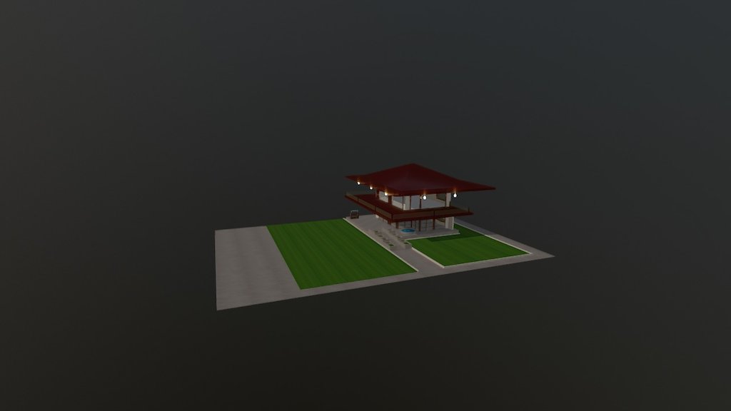 House night view