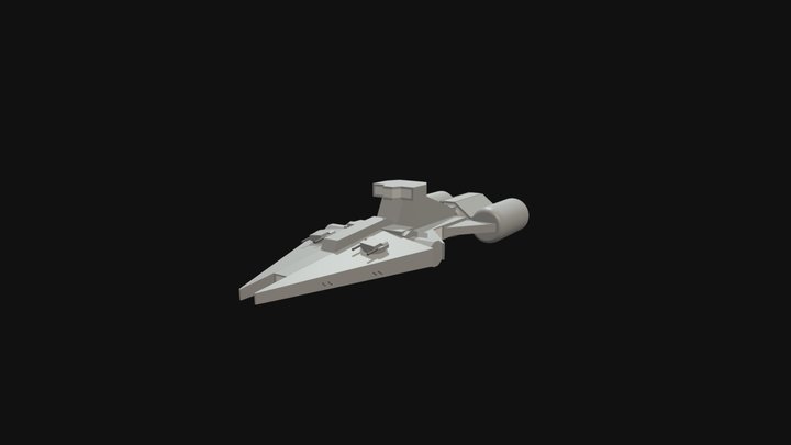 Imperial Light Cruiser 3D Model