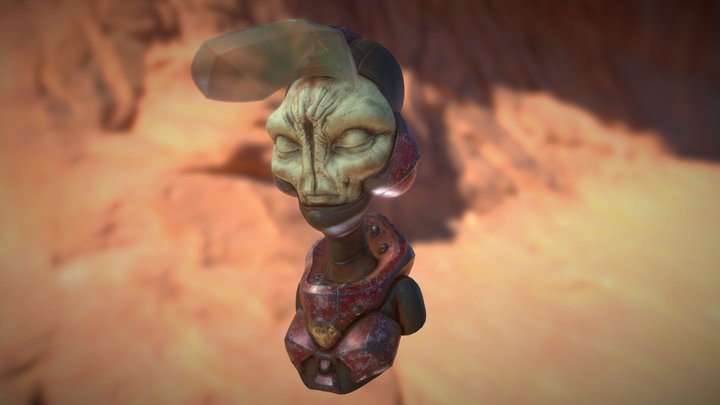 Alien One 3D Model