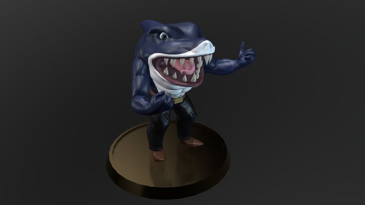Ripster - Street Sharks 3D Model