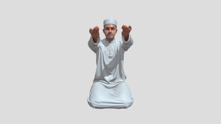 Muslim Man 3D Model
