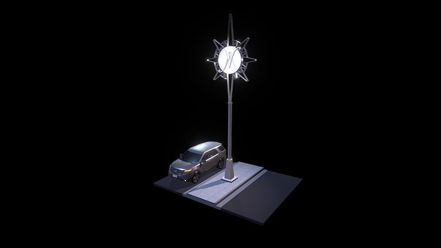 CoQ Pole Star Feature 3D Model