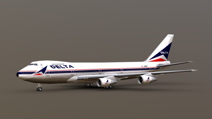 Delta 747 200 boeing