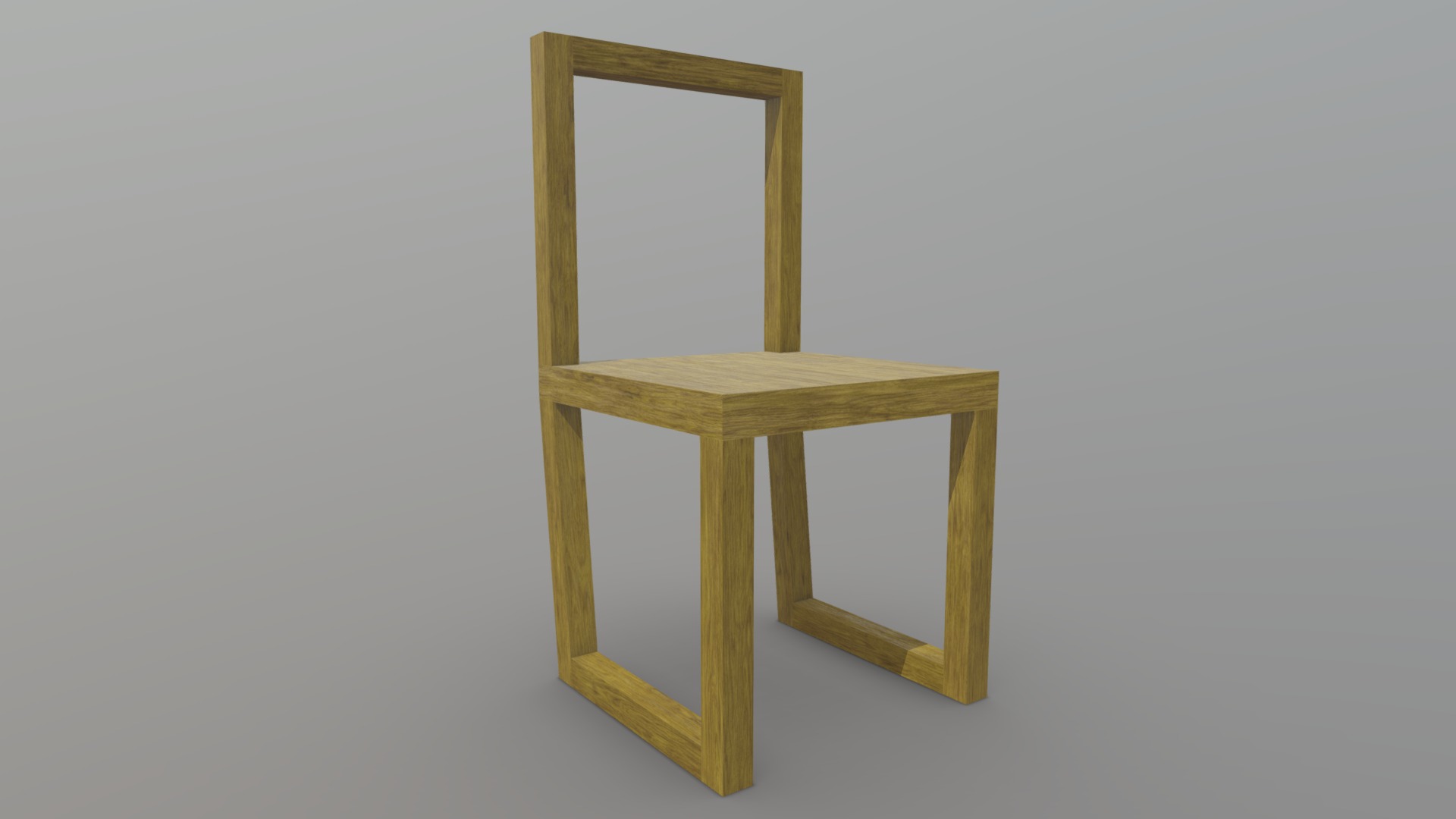 3D model Chamfer Design - This is a 3D model of the Chamfer Design. The 3D model is about a wooden table in a room.