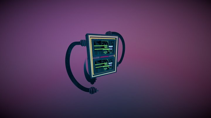 CyberPunkCharger 3D Model