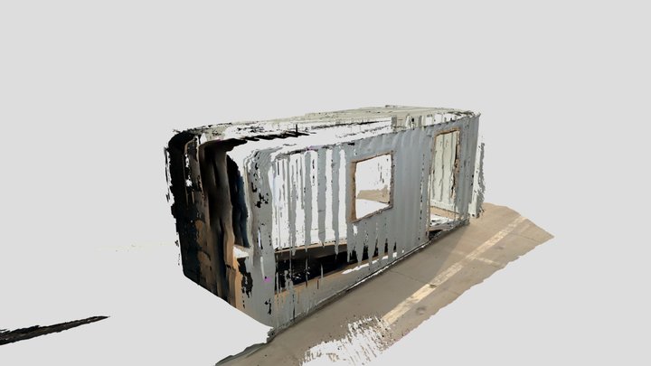 Modified Shipping Container Scan 2 3D Model
