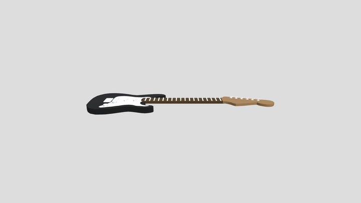 Guitar 3D Model