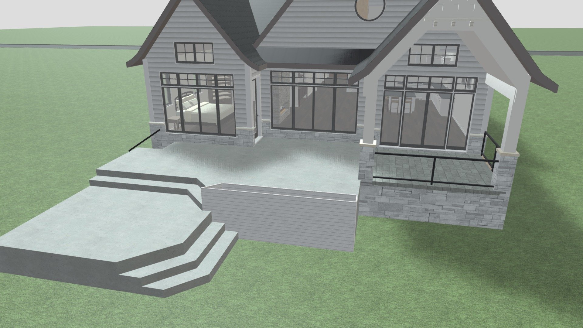 Patio Idea1 - 3D model by OakBridge Development (@oakbridge) [0aab4a5 ...