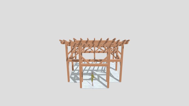 20x20 Lean-To Plan (36213) 3D Model