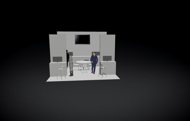 booth v2 3D Model