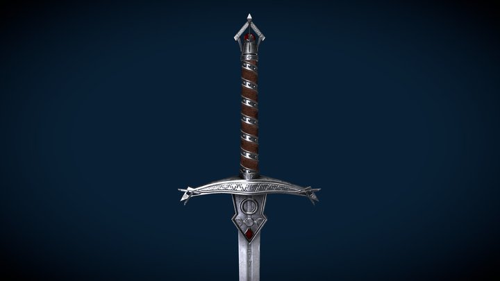 Medival Sword 3D Model