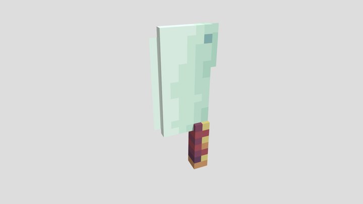 Butcher's knife 3D Model