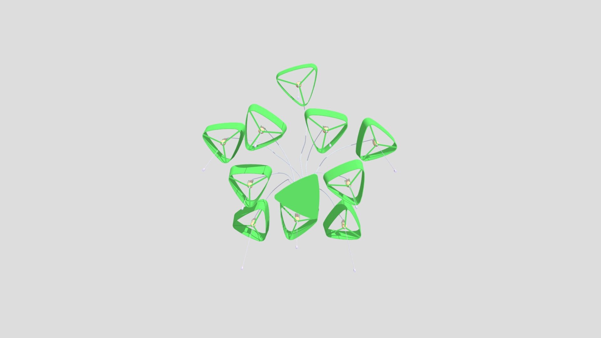 Дизайнерские подвесная люстра Loft It — Sketchfab embed 3D viewer