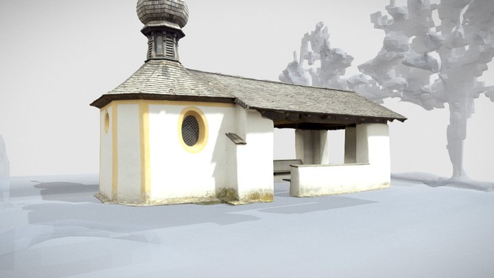 Aufleger Kapelle, Radfeld Tirol 3D Model