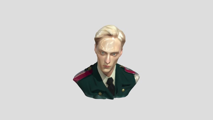 Blue-Eyed Lieutenant 3D Model