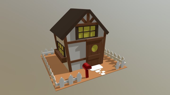 Animal Crossing House 3D Model