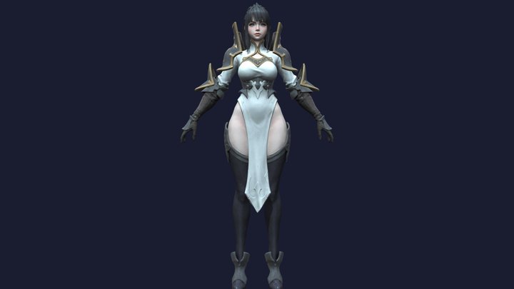 Hundred Souls The Last Savior_Keilin_default 3D Model