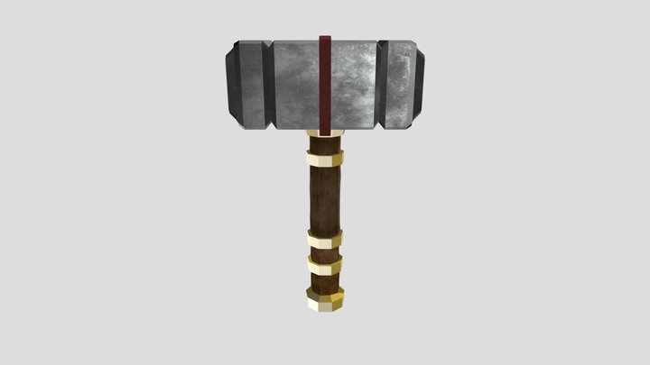 Stylized Fantasy Warhammer / Blacksmith Hammer