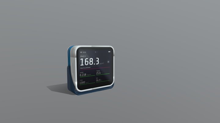 Air quality monitoring 3D Model