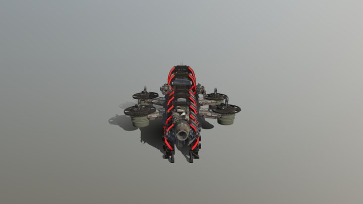 Sci-Fi Heavy Dropship