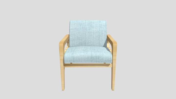 chair with soft seat 3D Model