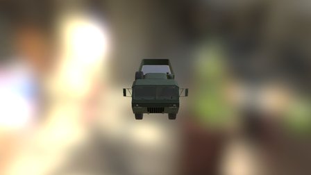 M985 army truck 3D Model