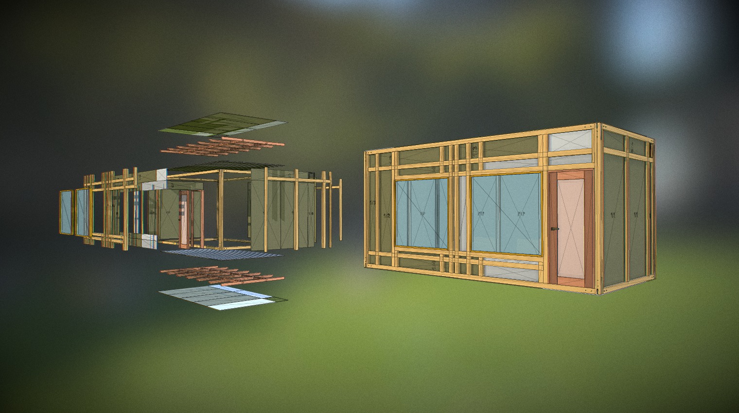 Спальный модуль - Download Free 3D model by GenEugene [0ab2326] - Sketchfab