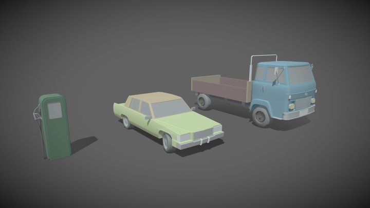 XYZ Draft Punk 3: 3 draft models 3D Model