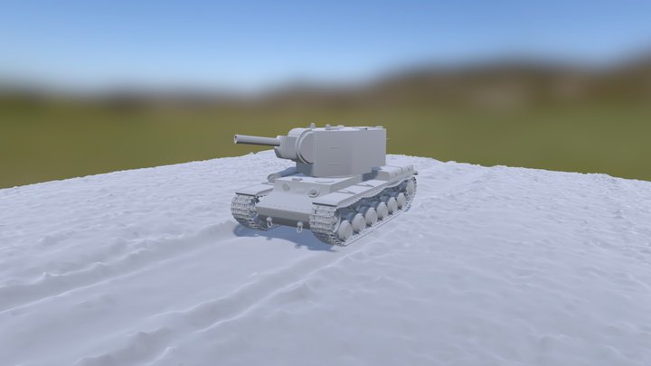 KV-2 the Tank 3D Model