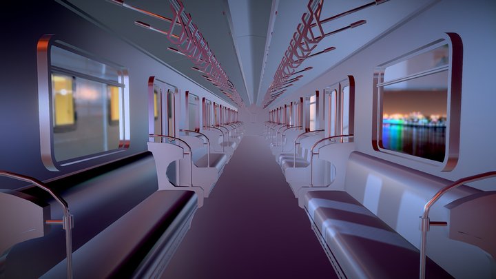 Subway / Train 3D Model