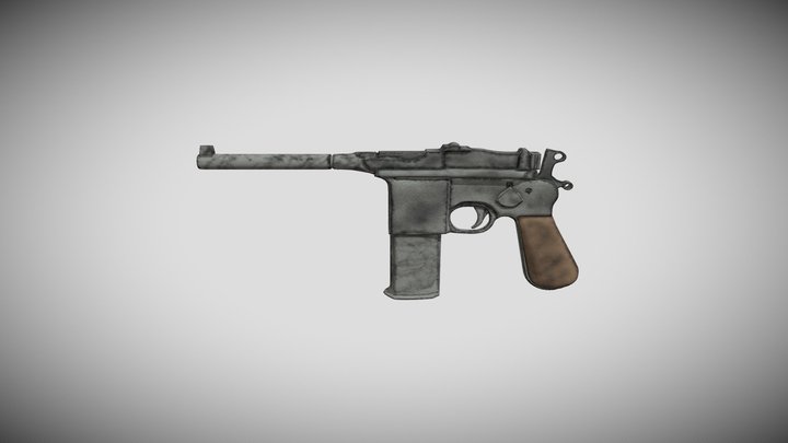 Mauser C96 3D Model