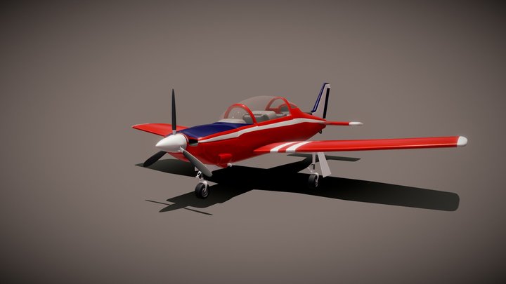 T-35 Aircraft 3D Model