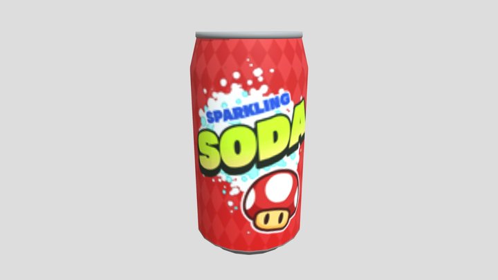 [Paper Mario: Sticker Star] Soda Fizzy Drink – Modèle 3D gratuit STL