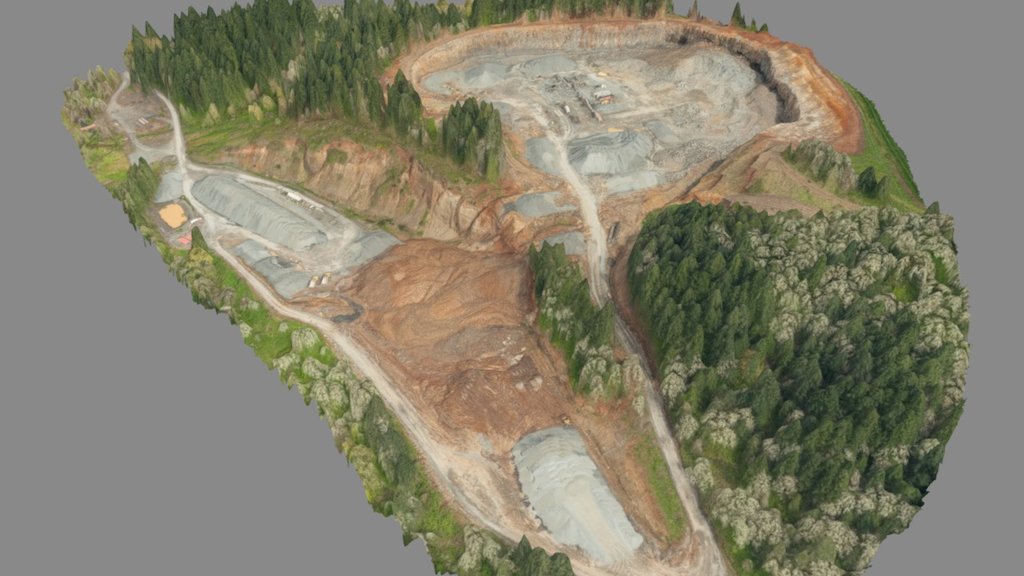 Davis Creek Quarry April 2017 3D model by Eagle Digital Imaging