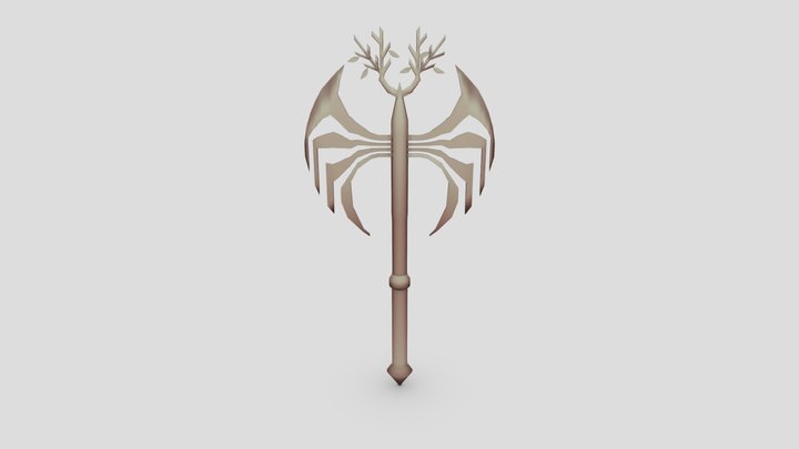 CT4012-2025 - Natural Axe - Weapon Model 3D Model