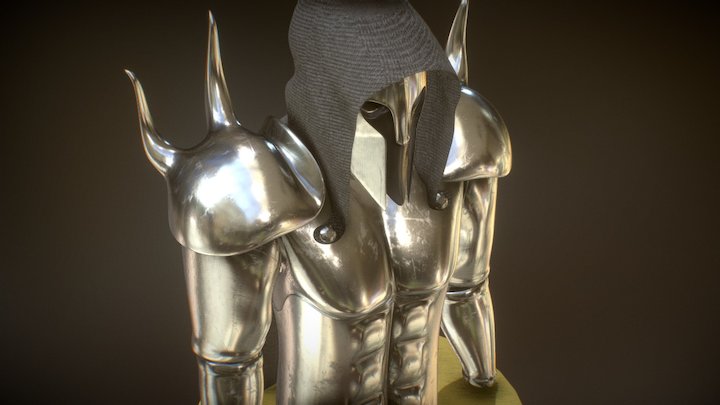 Metal Knight 3D Model