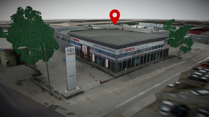 Toyota Center Tbilisi 3D Model