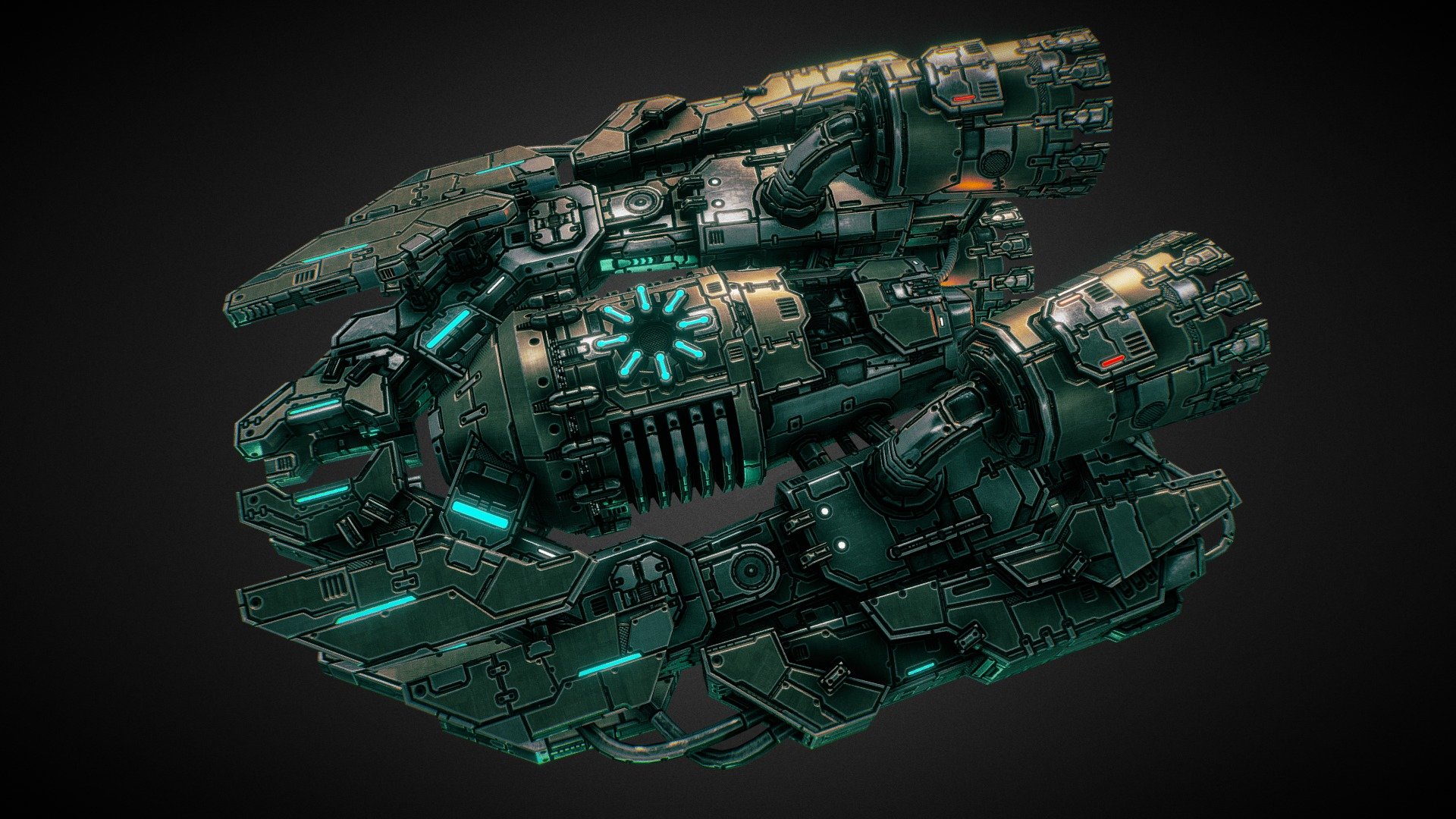 Starfall Tactics — Kolgrim Deprived battleship