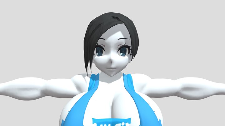 KM Wii Fit Trainer 3D Model