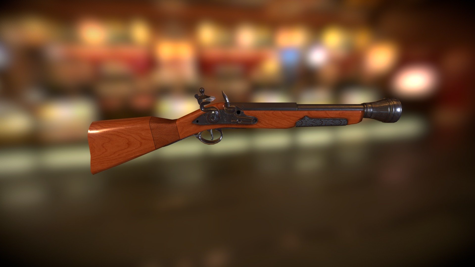 Blunderbuss - 3D model by johnyaudesign [0aba65d] - Sketchfab