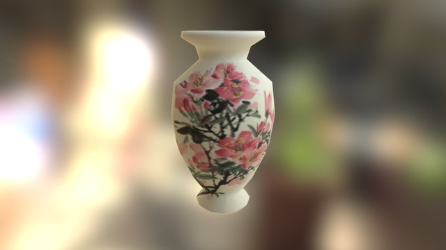 Japanese Vase 3D Model