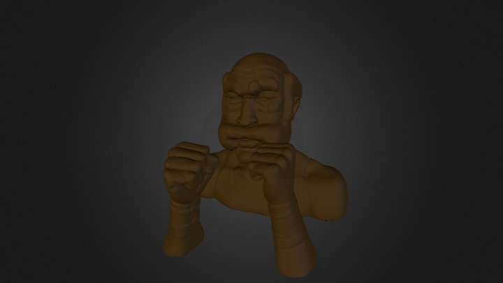 The Strong Man 3D Model