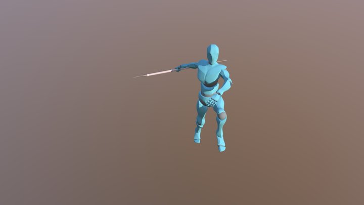 Run Animation 3D Model