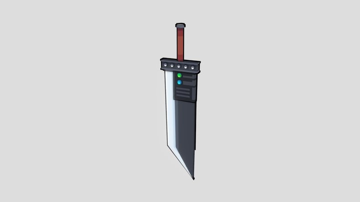 Low Poly Buster Sword