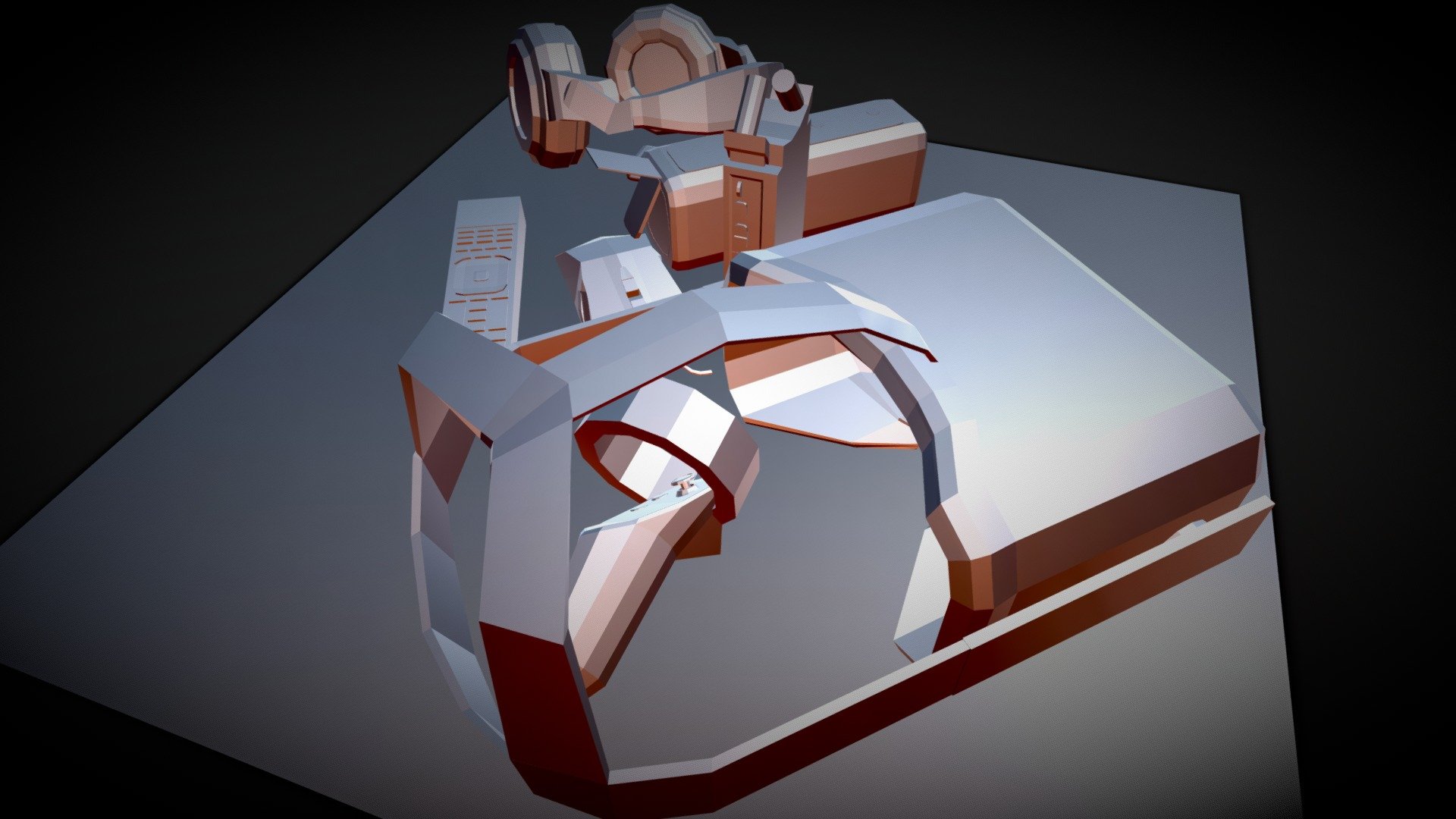 Blocking training. Fast draft Download Free 3D model by Apple Field