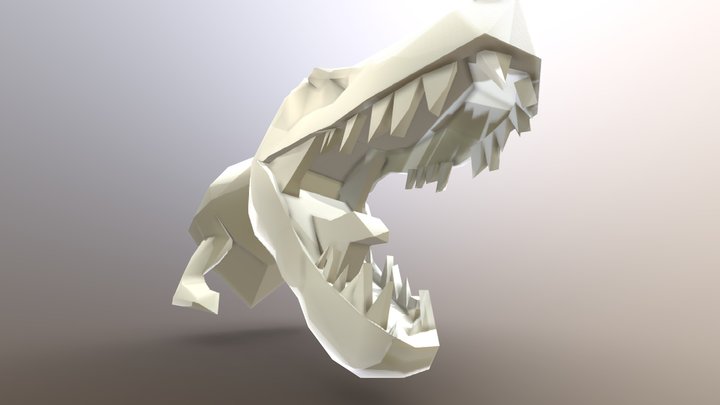T Rex Wall mount 3D Model