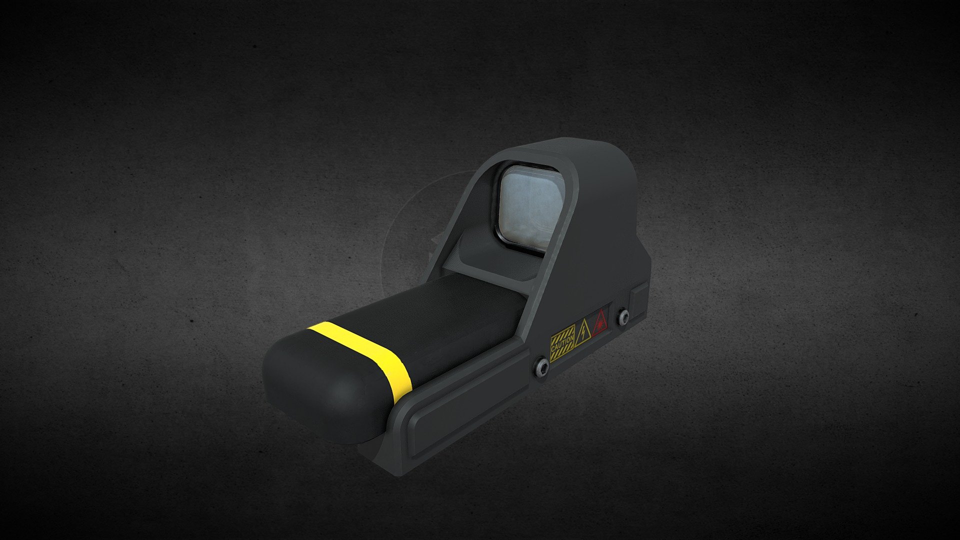 Sci Fi Holographic Sight D Model By NotARealStudio Abcc D Sketchfab