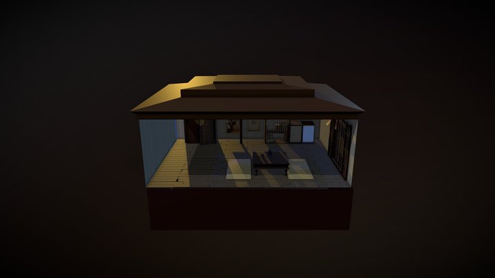 Japanese Room For Sketchfab 3D Model